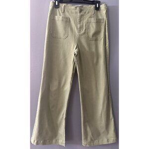 Studio Park Women’s Wide Leg Jeans Size 6 Green streetwear casual y2k spring